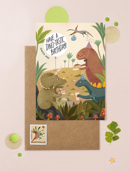 Have A Dino-tastic Birthday Card