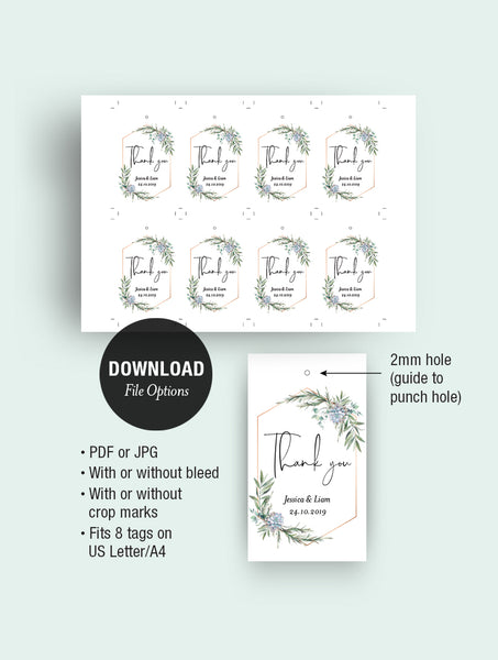 G004 Greenery Succulents Wedding Invitation Set